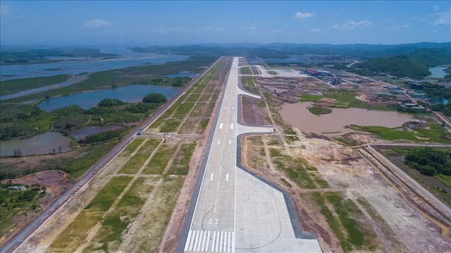 Đường bay duy nhất tại sân bay Vân Đồn