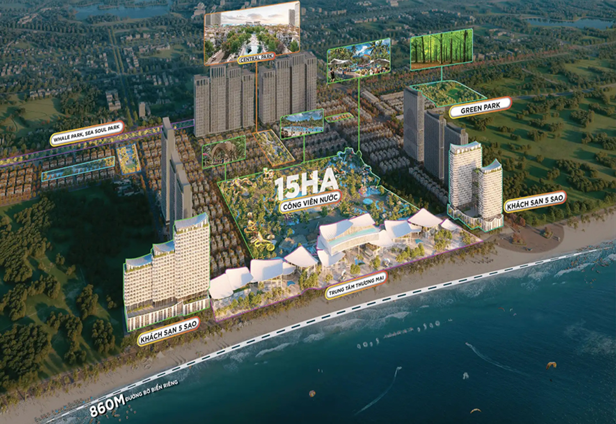 Mặt bằng tiện ích dự án Blanca City