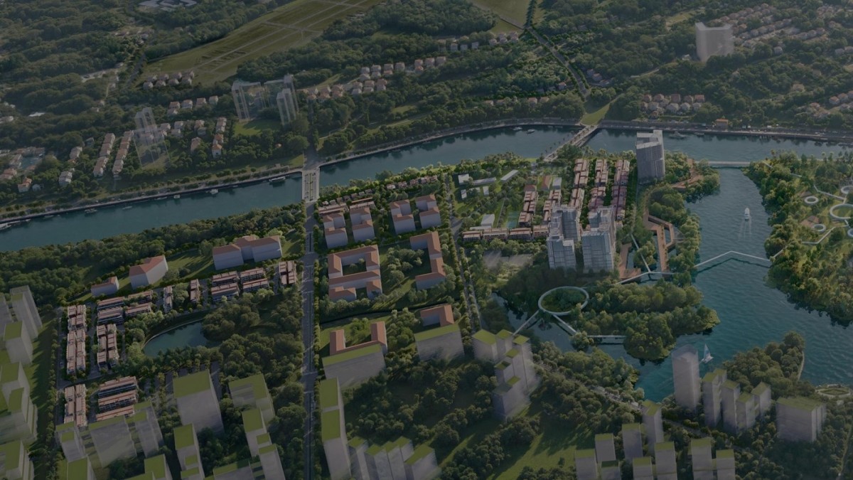 Mặt bằng đảo Downtown 68ha tại dự án Charmora City