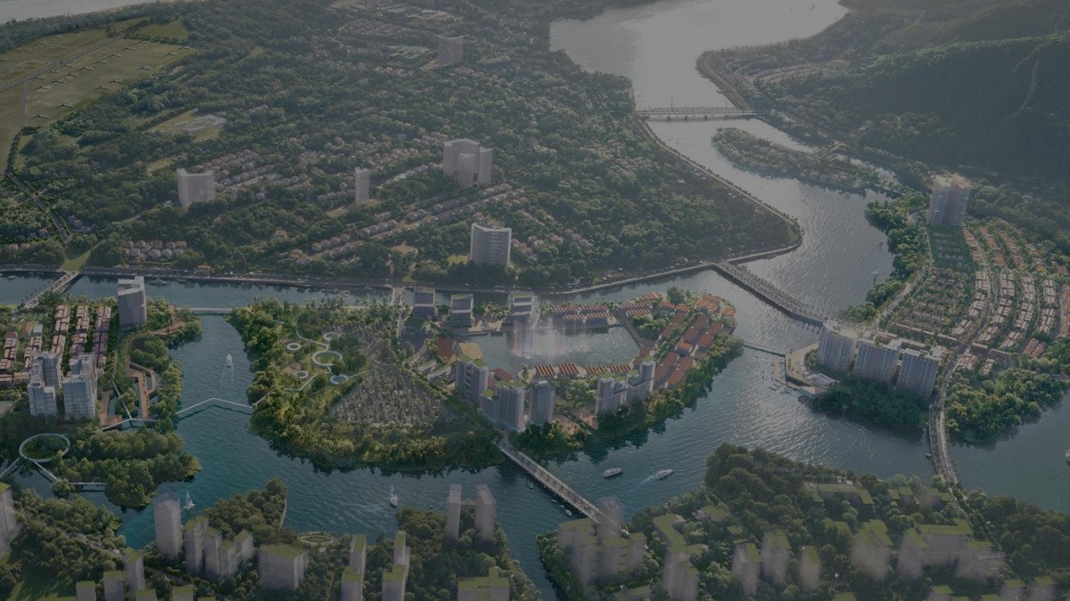 Mặt bằng đảo Midtown 56ha tại dự án Charmora City