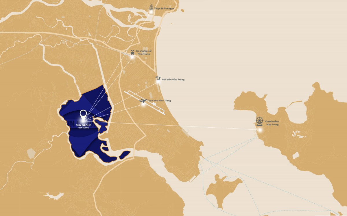 Vị trí Charmora City Sungroup Nha Trang